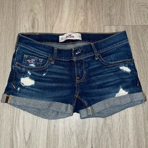 Denim Hollister shorts